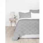 Bed cover euro CUBE GREY - image-0